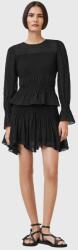 AllSaints szoknya PAMELA fekete, mini, harang alakú, W039RC - fekete 40