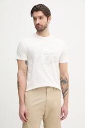 Guess pamut póló bézs, férfi, nyomott mintás, M5GI39 KBW41 - bézs L