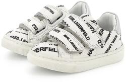 Karl Lagerfeld csecsemő bőrcipő - fehér 29