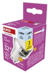 EMOS LED CLS MR16 3W (32W) 345lm GU10 CW 1525730116