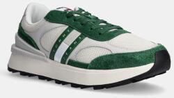 Tommy Jeans sportcipő TJM TECHNICAL RUNNER ESS zöld, EM0EM01537 - zöld Férfi 40