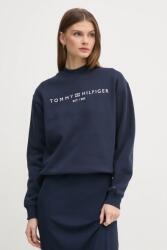 Tommy Hilfiger felső sötétkék, női, nyomott mintás, WW0WW39791 - sötétkék L - answear - 33 110 Ft
