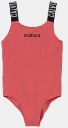 Calvin Klein egyrészes gyerek fürdőruha rózsaszín, KY0KY00098 - rózsaszín 128-140