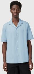 AllSaints pamut ing HUDSON férfi, relaxed, M081SA - kék S