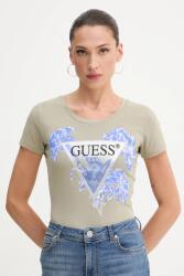 Guess t-shirt zöld, W5GI08 J1314 - bézs S