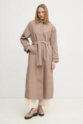 Calvin Klein balonkabát női, bézs, átmeneti, oversize, J20J224713 - bézs XL