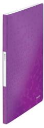 Leitz Bemutatómappa, 20 zsebes, A4, LEITZ "Wow", lila (46310062)