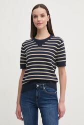 Tommy Hilfiger pamut pulóver - sötétkék XS - answear - 33 990 Ft