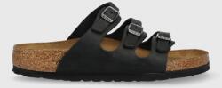Birkenstock bőr papucs Florida fekete, női, 1011445 - fekete Női 38