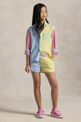 Ralph Lauren gyerek pamut rövidnadrág - kék 136-138