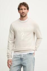 GUESS felső BEAU bézs, férfi, nyomott mintás, M5RQ08 KCN01 - bézs XXL