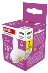EMOS LED CLS MR16 5, 8W (75W) 565lm GU10 NW 1525730428