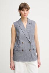 United Colors of Benetton mellény vászonkeverékből - kék 40