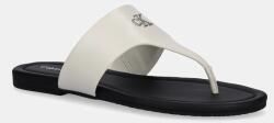 Calvin Klein Jeans flip-flop FLAT SANDAL TOEPOST MG - bézs Női 40