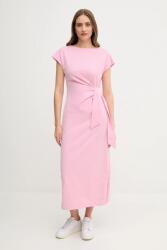 Tommy Hilfiger pamut ruha - rózsaszín XS - answear - 34 990 Ft