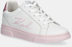 Karl Lagerfeld gyerek sportcipő - fehér 27 - answear - 29 490 Ft