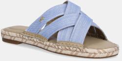 Tommy Hilfiger papucs CHAMBRAY ESPADRILLE MULE - kék Női 40