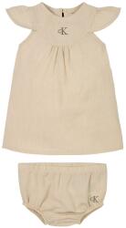 Calvin Klein Jeans vászonkeverék babaruha - bézs 68