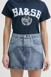Levi's szoknya ICON SKIRT WESTERN YOKE mini, egyenes, 001VJ - kék 28