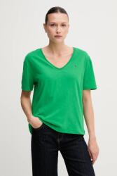 Tommy Hilfiger pamut póló zöld, WW0WW43901 - zöld S