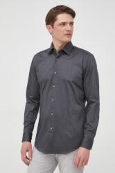 HUGO BOSS ing férfi, galléros, szürke, slim - szürke 38