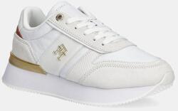 Tommy Hilfiger bőr sportcipő TH FASHION RUNNER fehér, FW0FW08475 - fehér Női 40