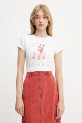 Guess t-shirt fehér, W5GI48 K49A1 - fehér L