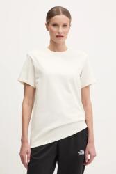 The North Face pamut póló Relaxed - bézs XS