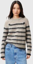AllSaints gyapjú pulóver RIGA női, bézs, W013KC - bézs S