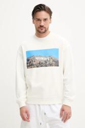 HUGO BOSS pamut melegítőfelső - bézs M - answear - 29 990 Ft