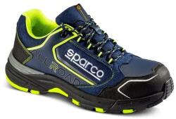 Sparco Allroad Sochi S3 SRC munkavédelmi cipő, kék-fluozöld (752841BMGF)