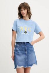 Tommy Jeans pamut póló - kék XL - answear - 18 490 Ft