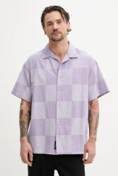 Vans pamut ing férfi, galléros, lila, relaxed, VN000M18E571 - lila M