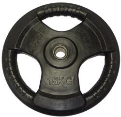 S-Sport Disc de greutate, 31 mm, cauciucat, 15 kg S-SPORT (STB30-15)