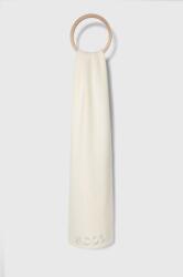 BOSS gyapjú sál - bézs Univerzális méret - answear - 48 990 Ft