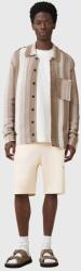 AllSaints pamut rövidnadrág UNDRGRND SWEATSHORT - bézs XL