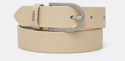 HUGO bőr öv - bézs 85 - answear - 19 990 Ft