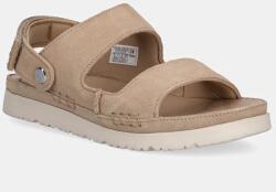 Ugg gyerekpapucs velúrból GOLDENSTAR GLIDE bézs, 1166713K - bézs 36