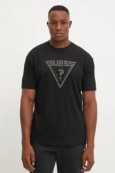 Guess t-shirt AZHA - fekete L