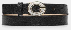 Guess bőr öv PUFFY fekete, női, BW9233 P5215 - fekete S