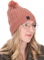 Fox Womens Knitted Bobble Női Bojtos Sapka (CHH049)