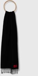 HUGO gyapjú sál - fekete Univerzális méret - answear - 24 990 Ft