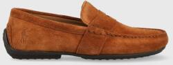 Ralph Lauren velúr mokaszin REYNOLD barna, férfi, 803893741003 - barna Férfi 44