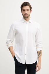 HUGO BOSS len ing férfi, galléros, fehér, regular, 50539531 - fehér 44
