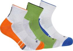 Fila 3 db quarter zokni, fehér, méret 35-38 bordó|fehér|szürke|vörös