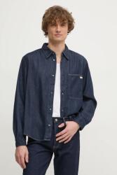 Calvin Klein ing férfi, galléros, sötétkék, regular, J30J326584 - sötétkék L