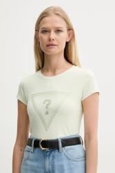 Guess t-shirt női, bézs, W5GI43 KA0Q1 - zöld XS