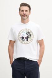 Guess pamut póló fehér, nyomott mintás, M5GI15 K8FQ4 - fehér XL