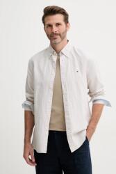 Tommy Hilfiger lenvászon ing - bézs S - answear - 26 990 Ft