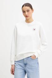 Tommy Hilfiger pamut melegítőfelső fehér, nyomott mintás, DW0DW20639 - fehér XS